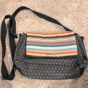 Boutique purse, fun stripes and dots. Excellent condition